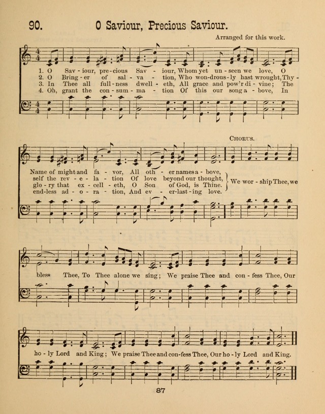 Augsburg Songs for Sunday Schools and other services page 87