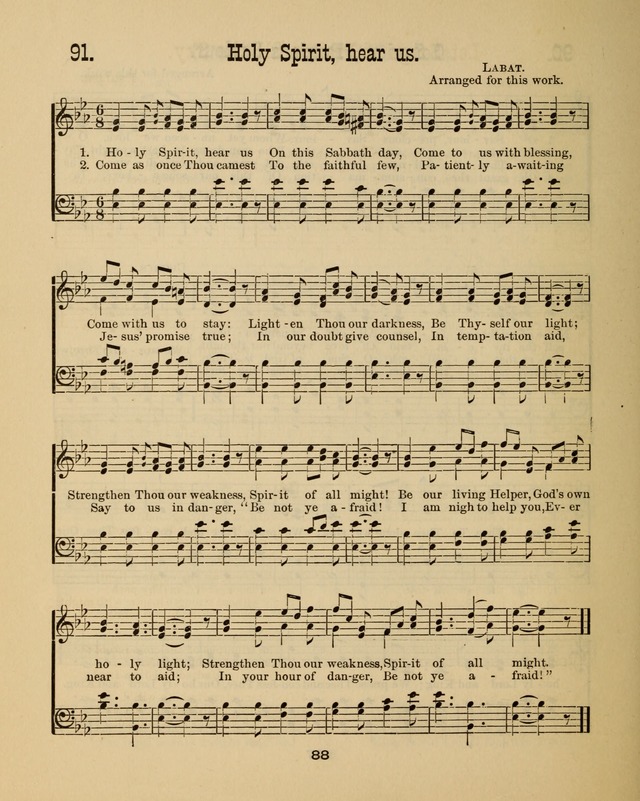 Augsburg Songs for Sunday Schools and other services page 88