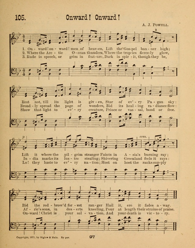 Augsburg Songs for Sunday Schools and other services page 97