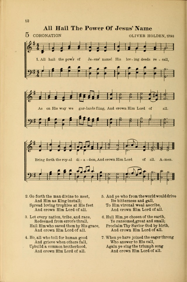 Advent Songs: a revision of old hymns to meet modern needs page 13