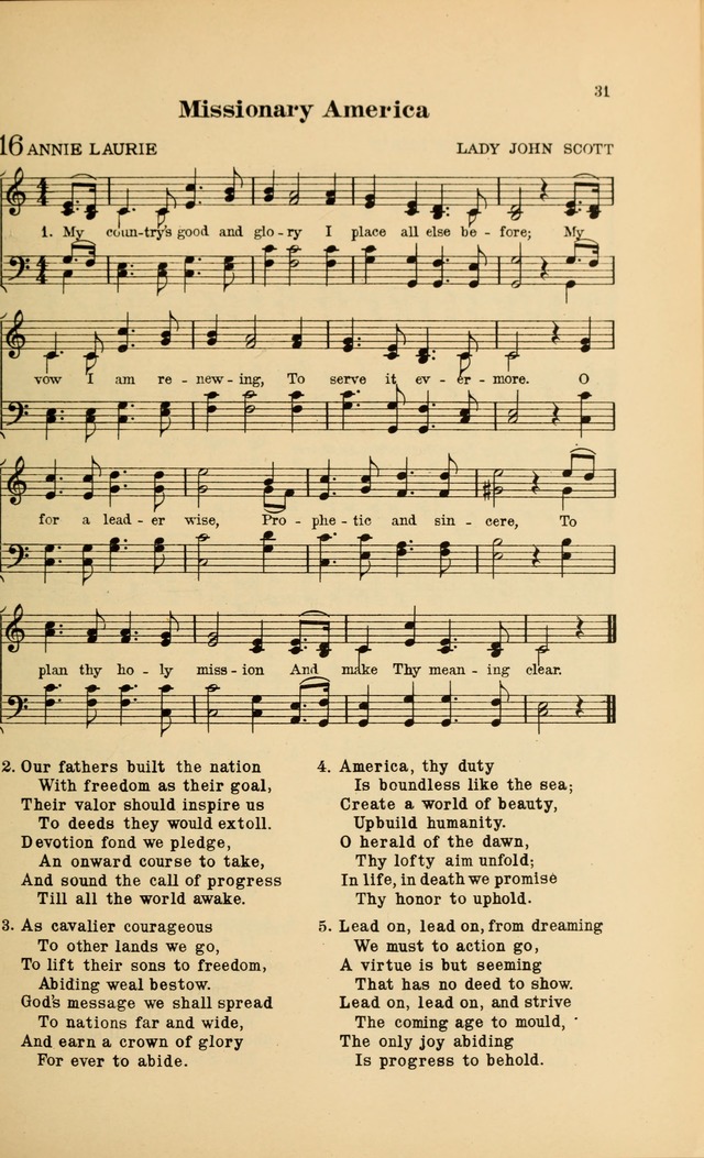 Advent Songs: a revision of old hymns to meet modern needs page 32