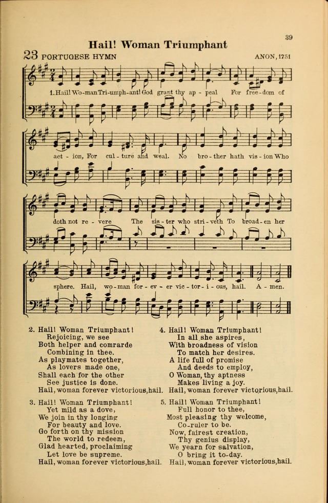 Advent Songs: a revision of old hymns to meet modern needs page 40