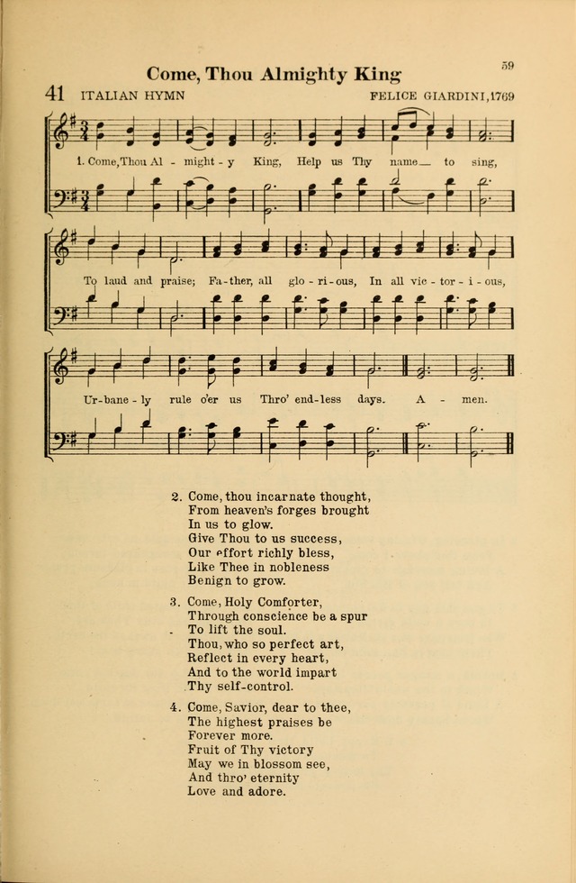 Advent Songs: a revision of old hymns to meet modern needs page 60