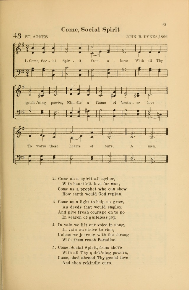 Advent Songs: a revision of old hymns to meet modern needs page 62