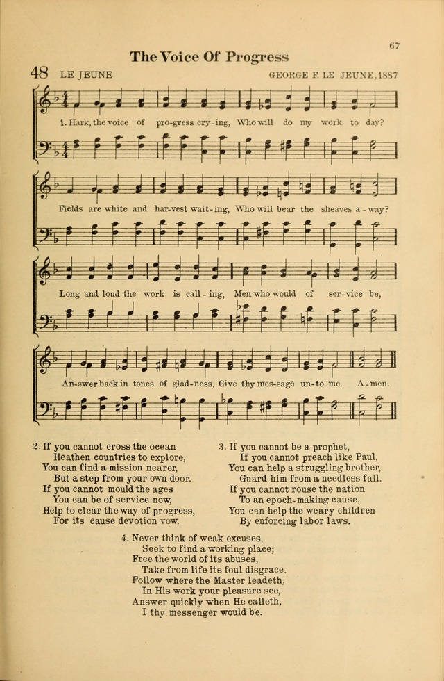 Advent Songs: a revision of old hymns to meet modern needs page 68
