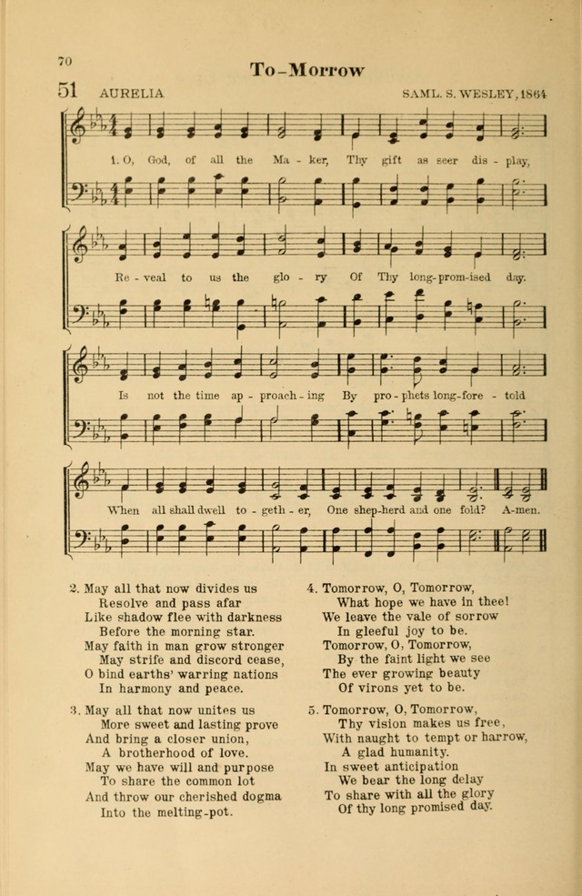 Advent Songs: a revision of old hymns to meet modern needs page 71