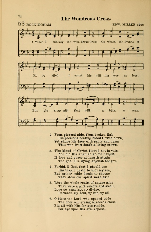 Advent Songs: a revision of old hymns to meet modern needs page 73
