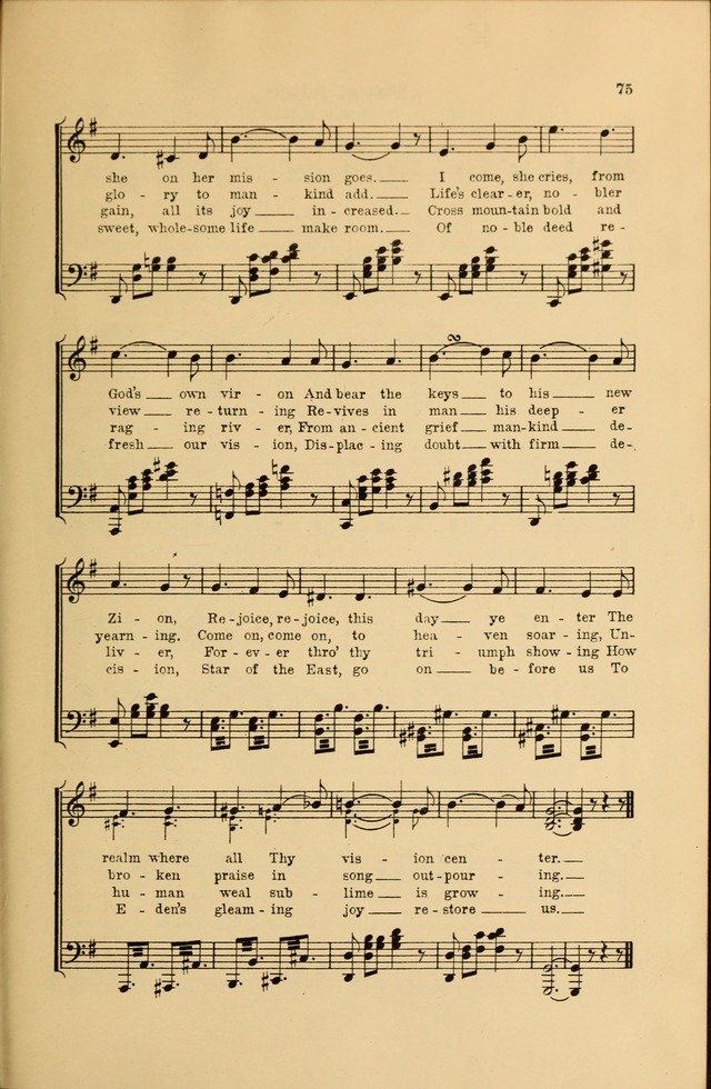 Advent Songs: a revision of old hymns to meet modern needs page 76