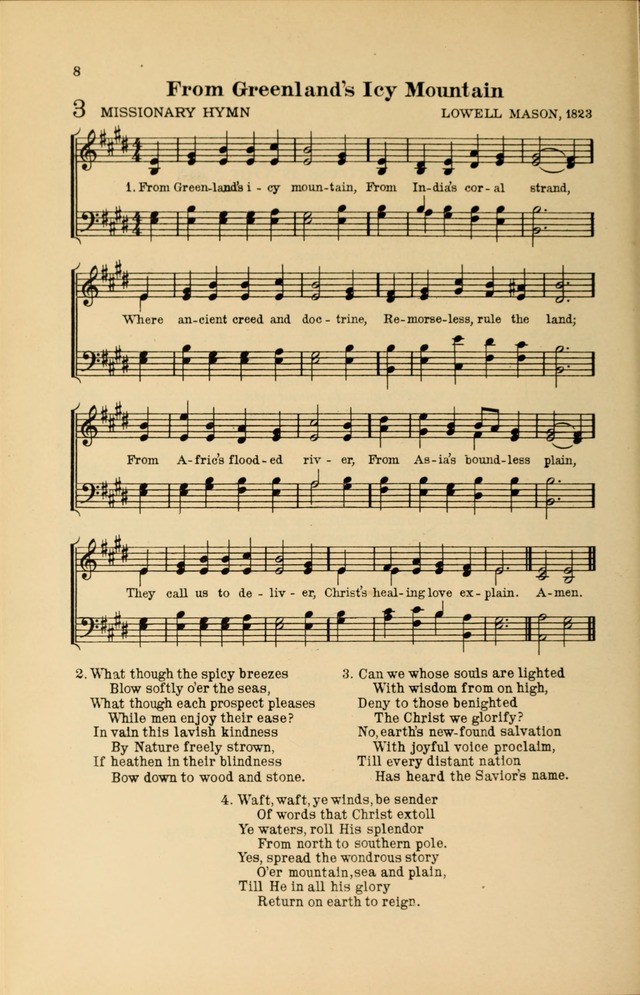 Advent Songs: a revision of old hymns to meet modern needs page 9