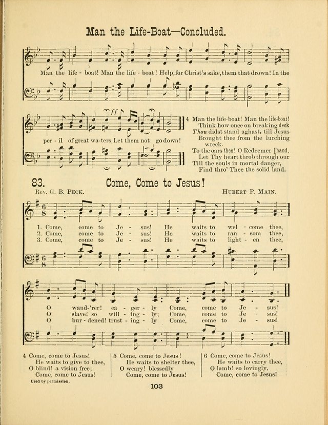 Augsburg Songs No. 2: for Sunday schools and other services page 110