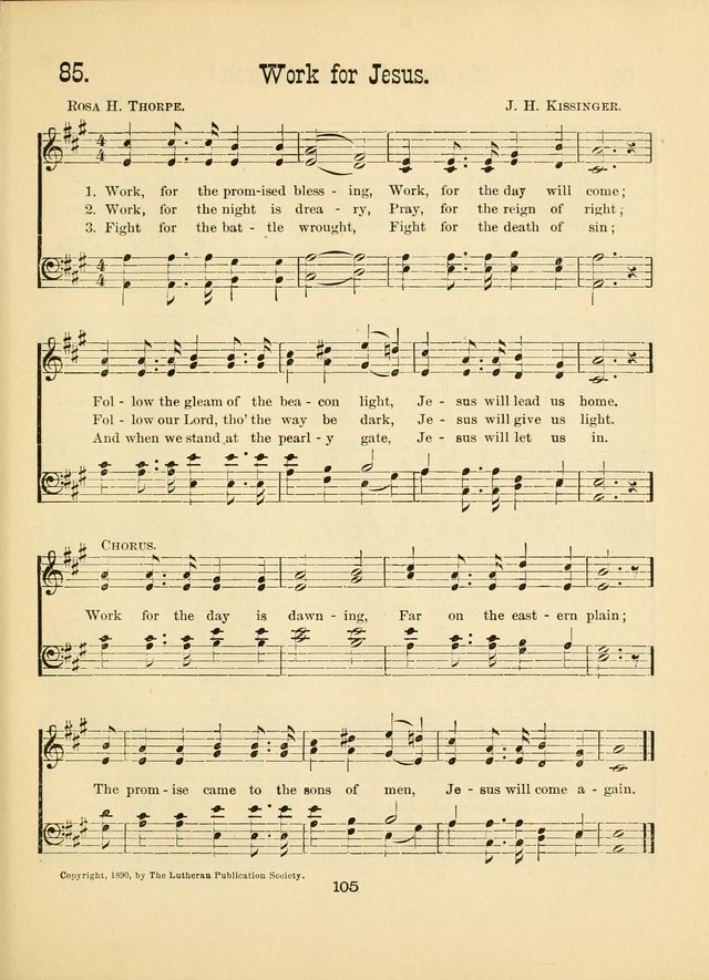 Augsburg Songs No. 2: for Sunday schools and other services page 112