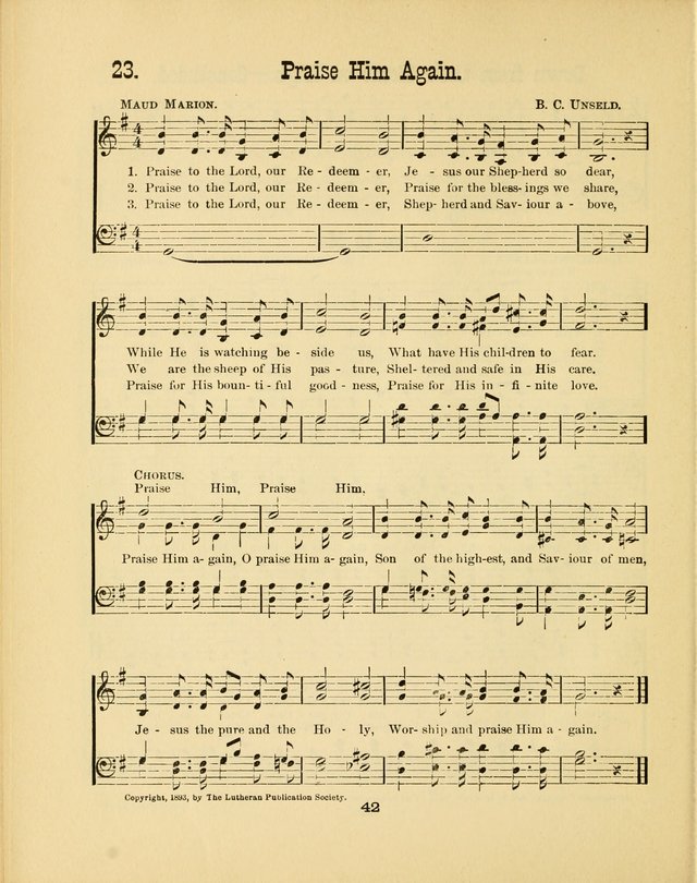 Augsburg Songs No. 2: for Sunday schools and other services page 49