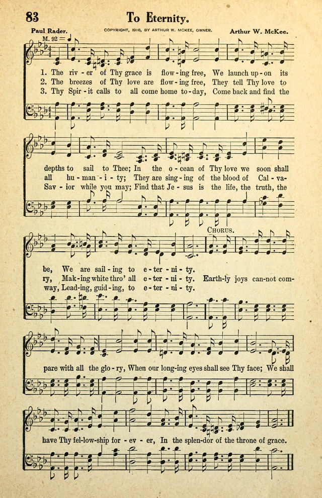 Awakening Songs for the Church, Sunday School and Evangelistic Services page 83