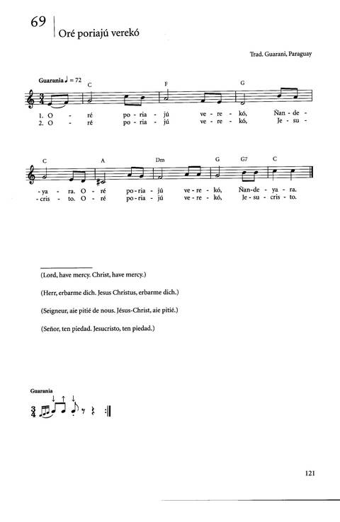 Agape: songs of hope and reconciliation page 120