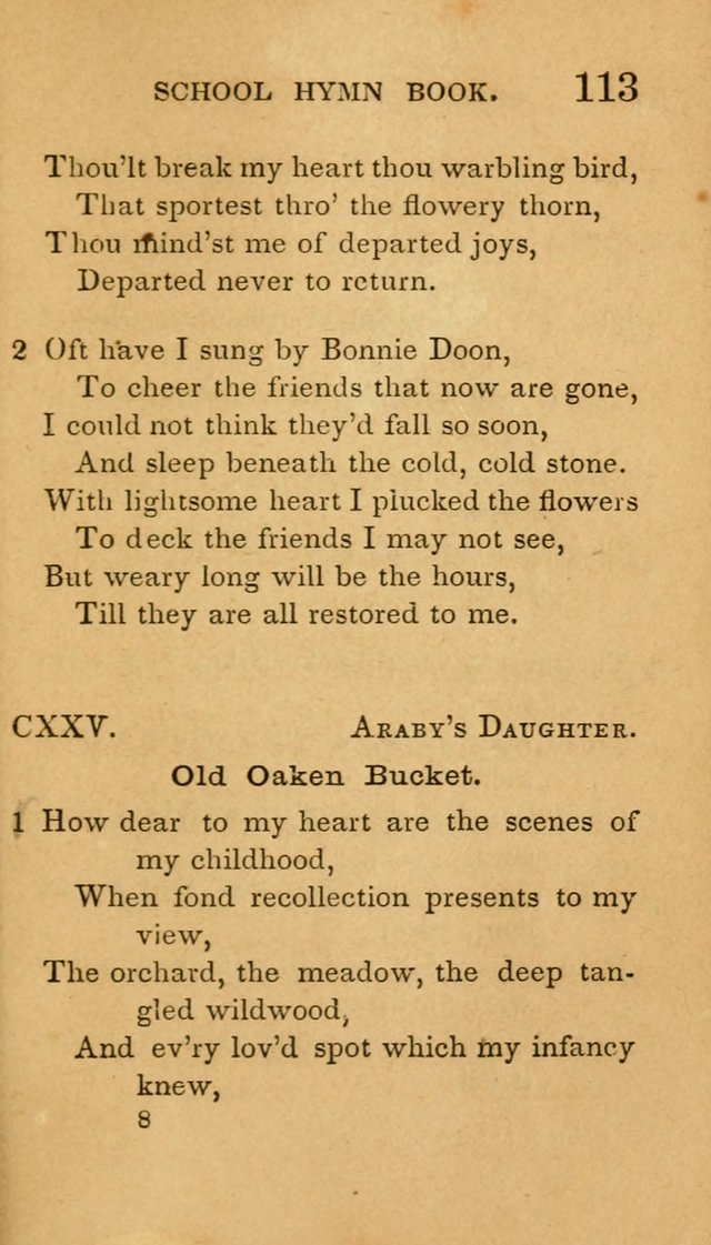The American School Hymn Book page 113