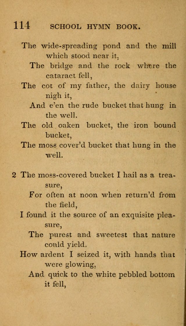 The American School Hymn Book page 114