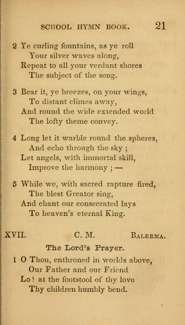 The American School Hymn Book page 21