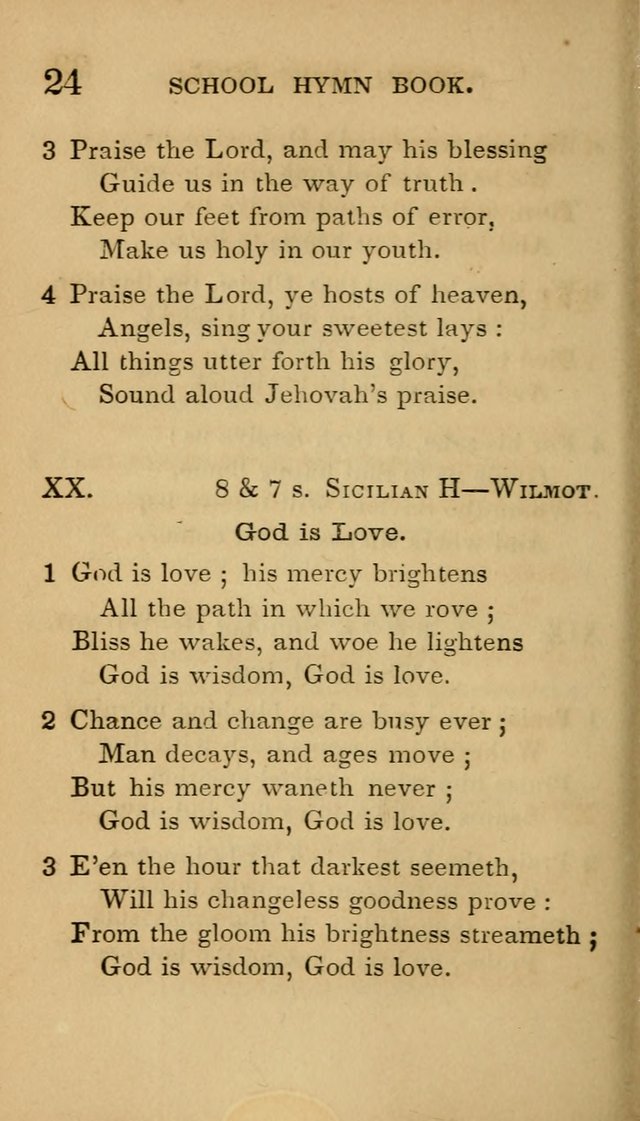 The American School Hymn Book page 24