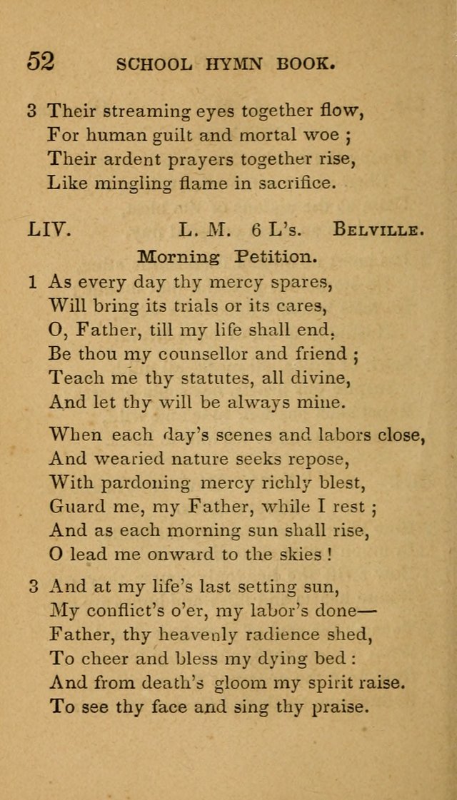 The American School Hymn Book page 52
