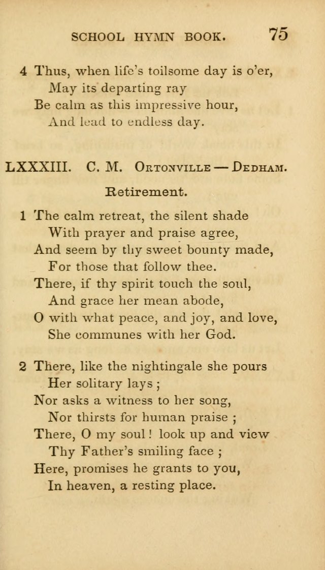 The American School Hymn Book page 75