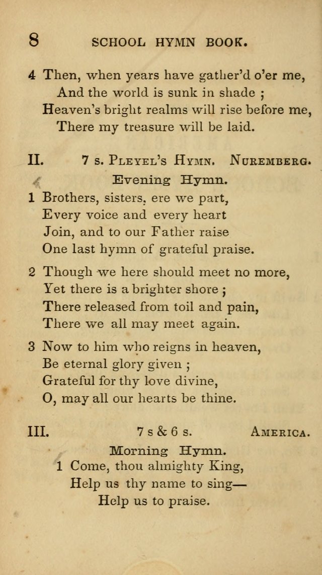 The American School Hymn Book page 8