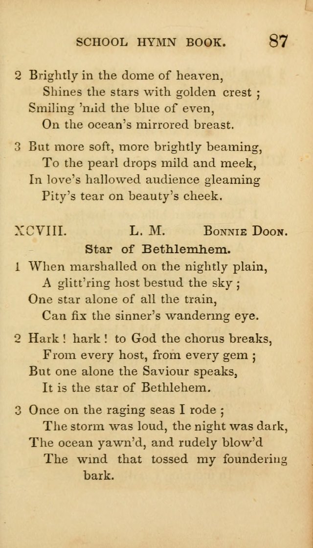 The American School Hymn Book page 87