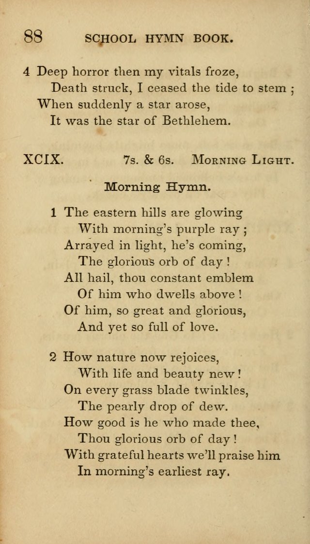 The American School Hymn Book page 88