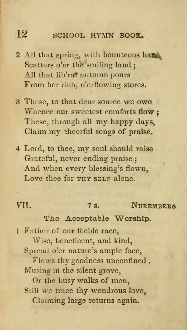 The American School Hymn Book. (New ed.) page 12