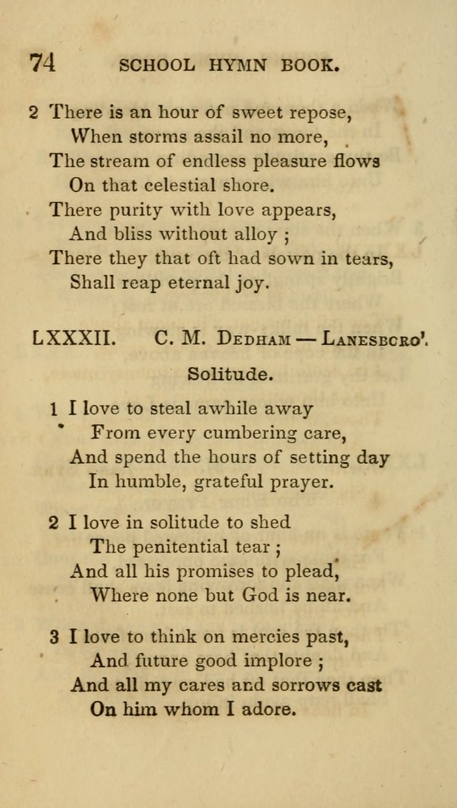 The American School Hymn Book. (New ed.) page 74