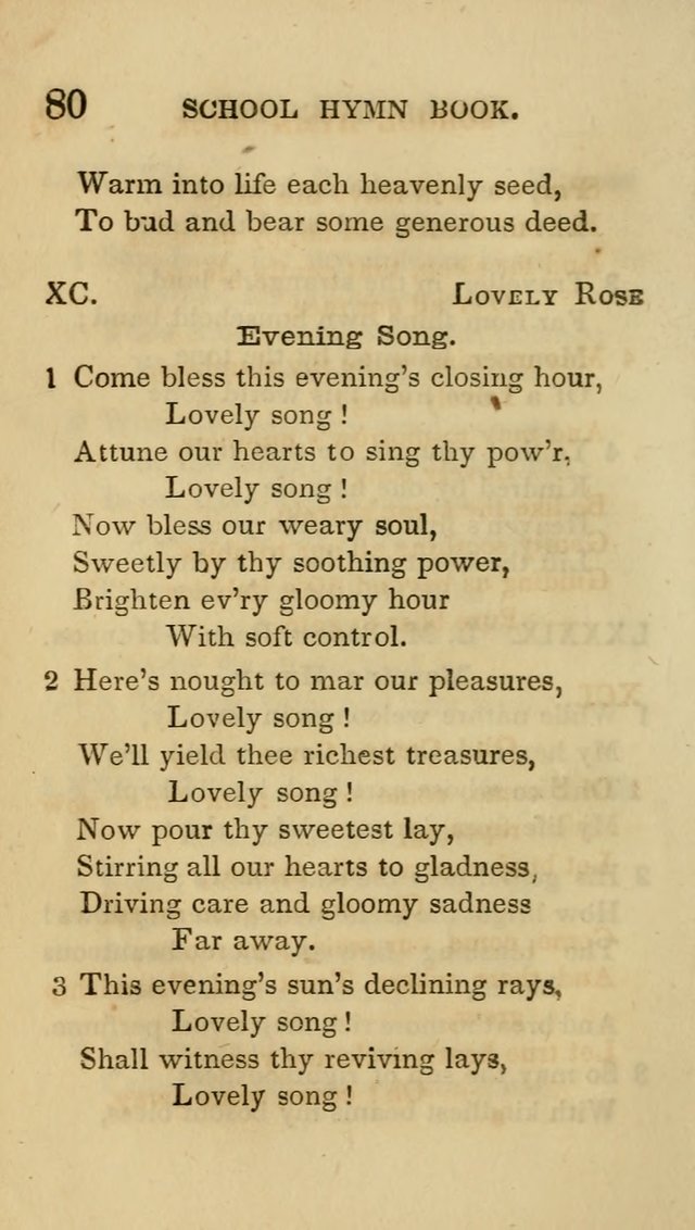 The American School Hymn Book. (New ed.) page 80
