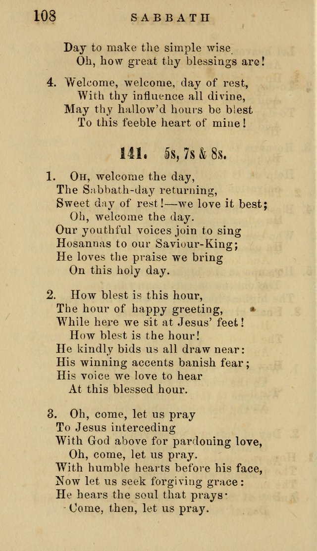 The American Sunday-School Hymn-Book page 109