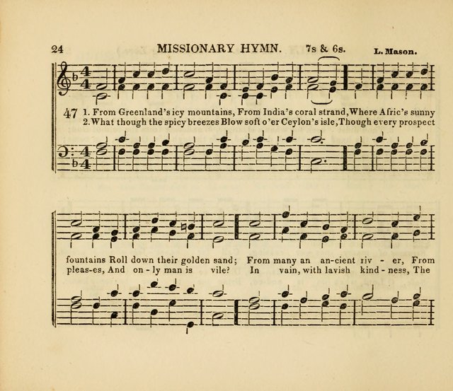 The American Sabbath School Singing Book: containing hymns, tunes, scriptural selections and chants, for Sabbath schools page 24