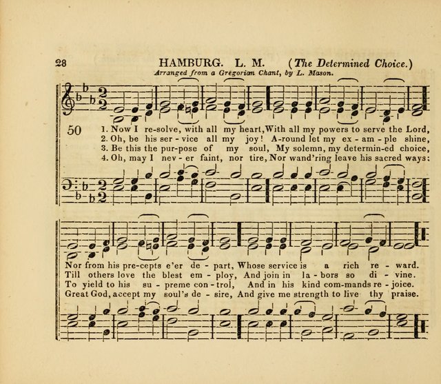 The American Sabbath School Singing Book: containing hymns, tunes, scriptural selections and chants, for Sabbath schools page 28