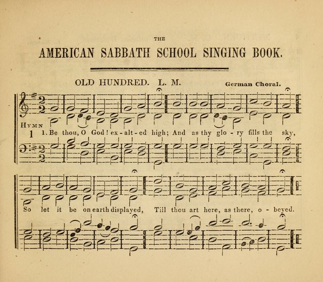 The American Sabbath School Singing Book: containing hymns, tunes, scriptural selections and chants, for Sabbath schools page 3