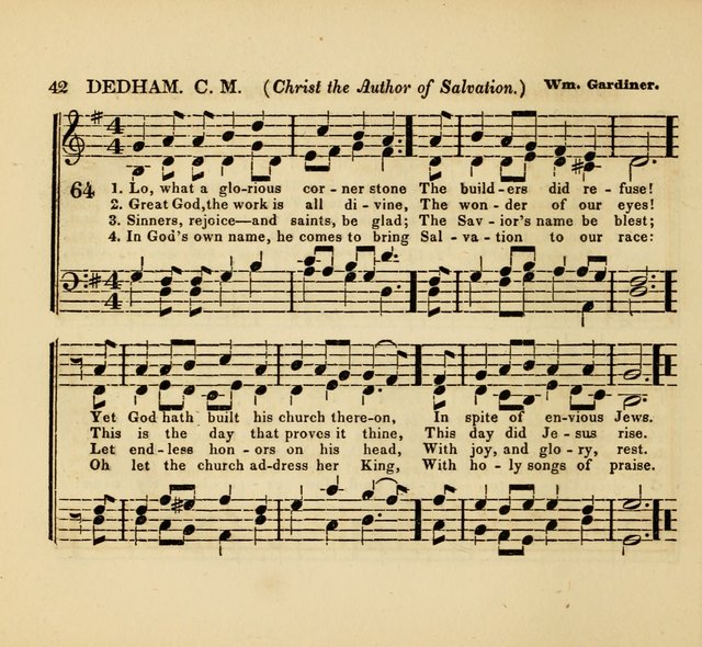 The American Sabbath School Singing Book: containing hymns, tunes, scriptural selections and chants, for Sabbath schools page 42