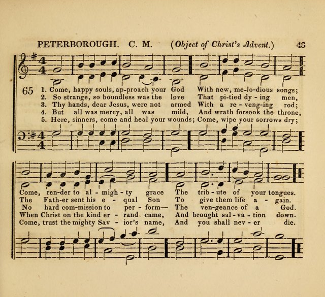 The American Sabbath School Singing Book: containing hymns, tunes, scriptural selections and chants, for Sabbath schools page 43