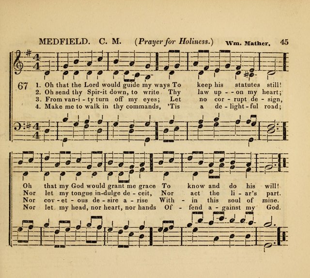 The American Sabbath School Singing Book: containing hymns, tunes, scriptural selections and chants, for Sabbath schools page 45
