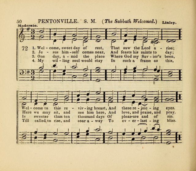 The American Sabbath School Singing Book: containing hymns, tunes, scriptural selections and chants, for Sabbath schools page 50