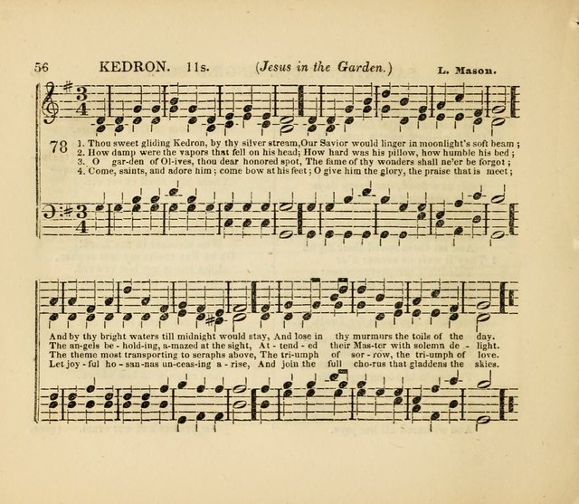 The American Sabbath School Singing Book: containing hymns, tunes, scriptural selections and chants, for Sabbath schools page 56