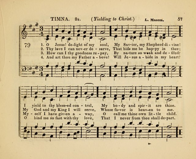 The American Sabbath School Singing Book: containing hymns, tunes, scriptural selections and chants, for Sabbath schools page 57