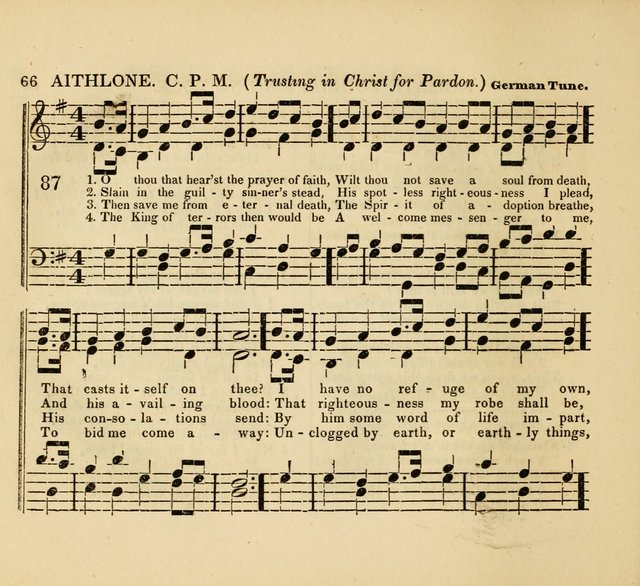 The American Sabbath School Singing Book: containing hymns, tunes, scriptural selections and chants, for Sabbath schools page 66