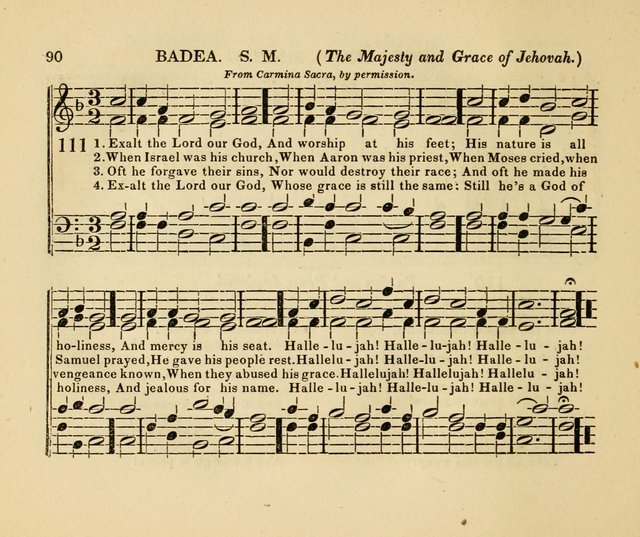 The American Sabbath School Singing Book: containing hymns, tunes, scriptural selections and chants, for Sabbath schools page 90