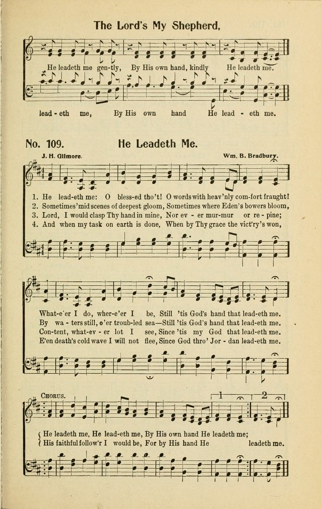 Assembly Songs: for use in evangelistic services, Sabbath schools, young peoples societies, devotional meetings, and the home page 110