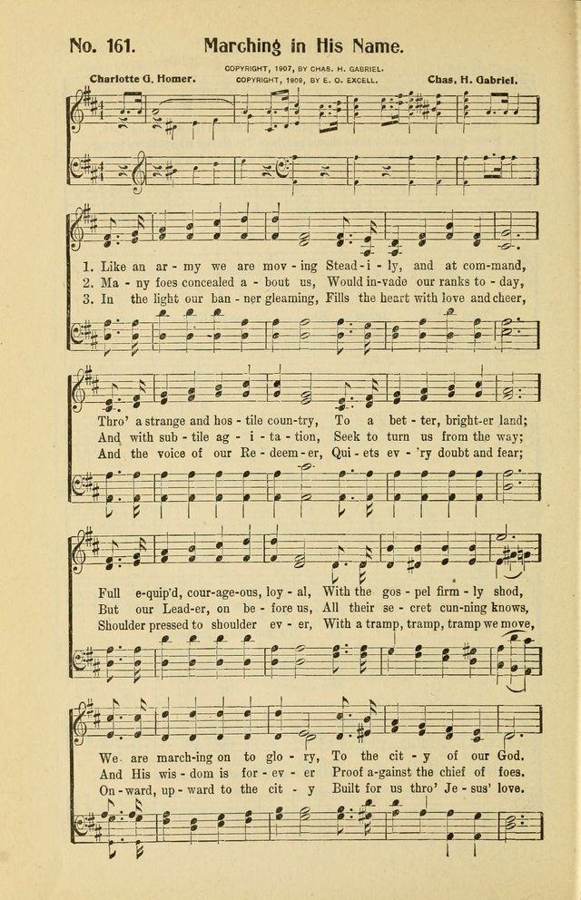 Assembly Songs: for use in evangelistic services, Sabbath schools, young peoples societies, devotional meetings, and the home page 163