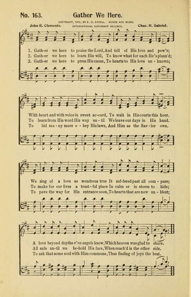 Assembly Songs: for use in evangelistic services, Sabbath schools, young peoples societies, devotional meetings, and the home page 167