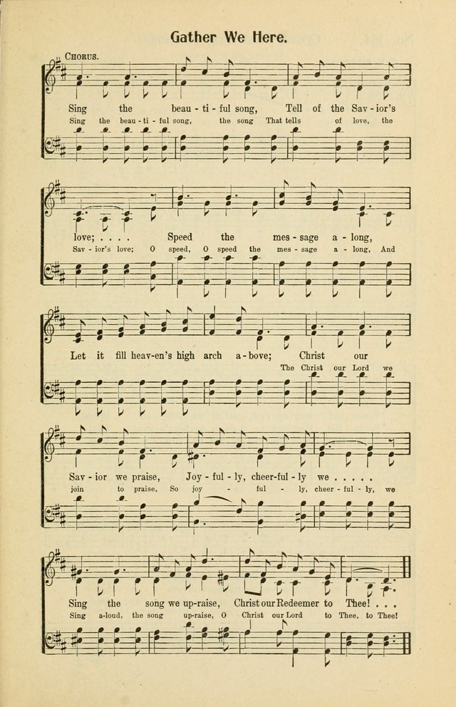 Assembly Songs: for use in evangelistic services, Sabbath schools, young peoples societies, devotional meetings, and the home page 168