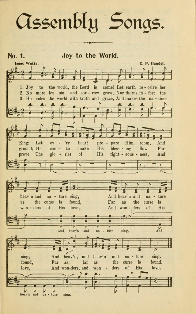 Assembly Songs: for use in evangelistic services, Sabbath schools, young peoples societies, devotional meetings, and the home page 2