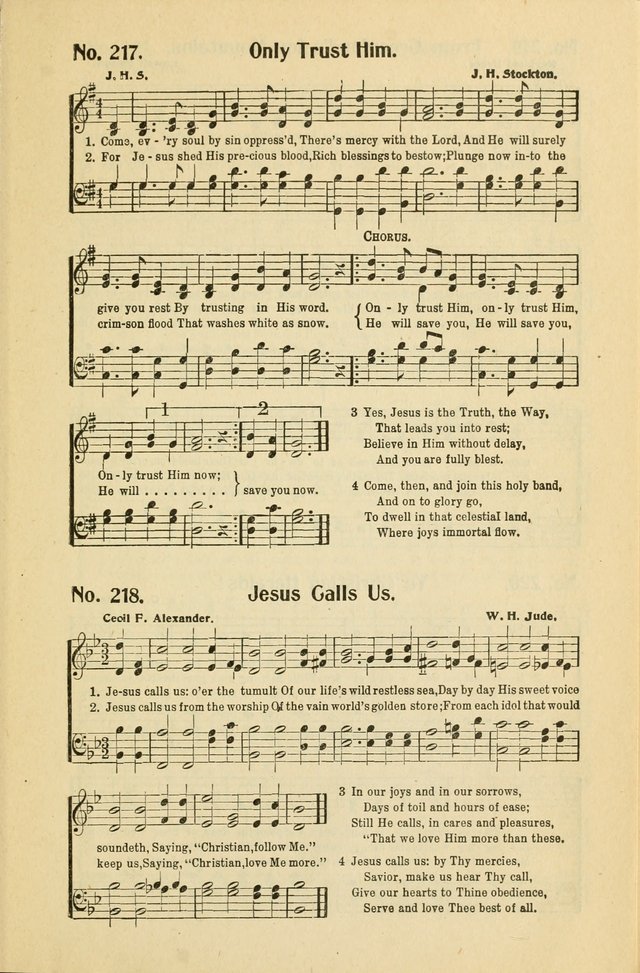 Assembly Songs: for use in evangelistic services, Sabbath schools, young peoples societies, devotional meetings, and the home page 210