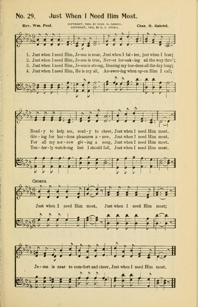 Assembly Songs: for use in evangelistic services, Sabbath schools, young peoples societies, devotional meetings, and the home page 30