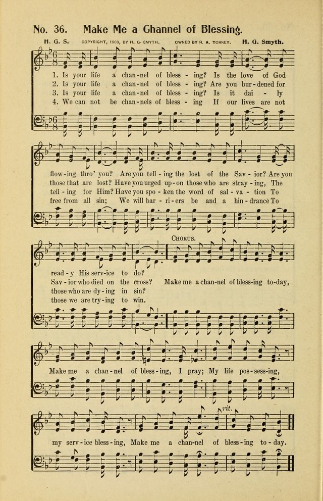 Assembly Songs: for use in evangelistic services, Sabbath schools, young peoples societies, devotional meetings, and the home page 37